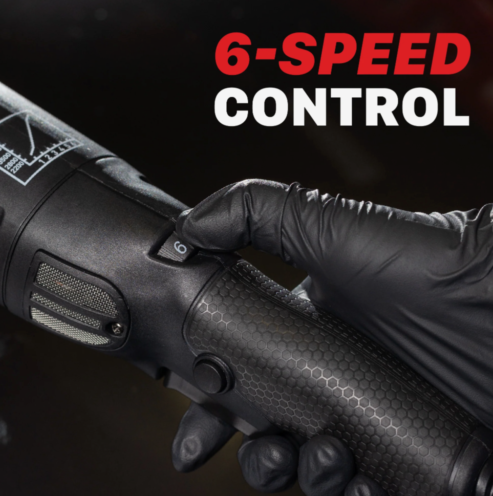 DUAL ACTION ORBITAL POLISHER | M15 PRO - 5IN PLATE, 15MM THROW, 1000W