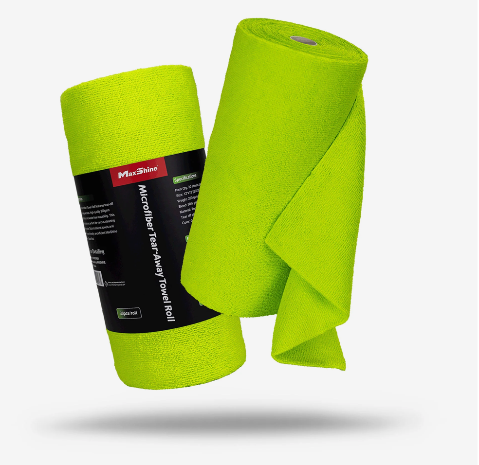 260GSM MICROFIBER TEAR-AWAY TOWEL ROLL - 30 SHEETS/ROLL