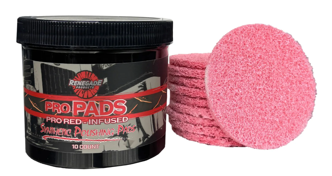Pro Pads: Renegade Pro Red-Infused Polishing Pads
