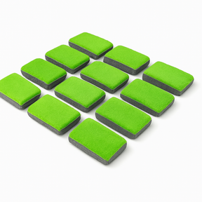 Aplicador de Microfibra Bicolor – Verde/Gris