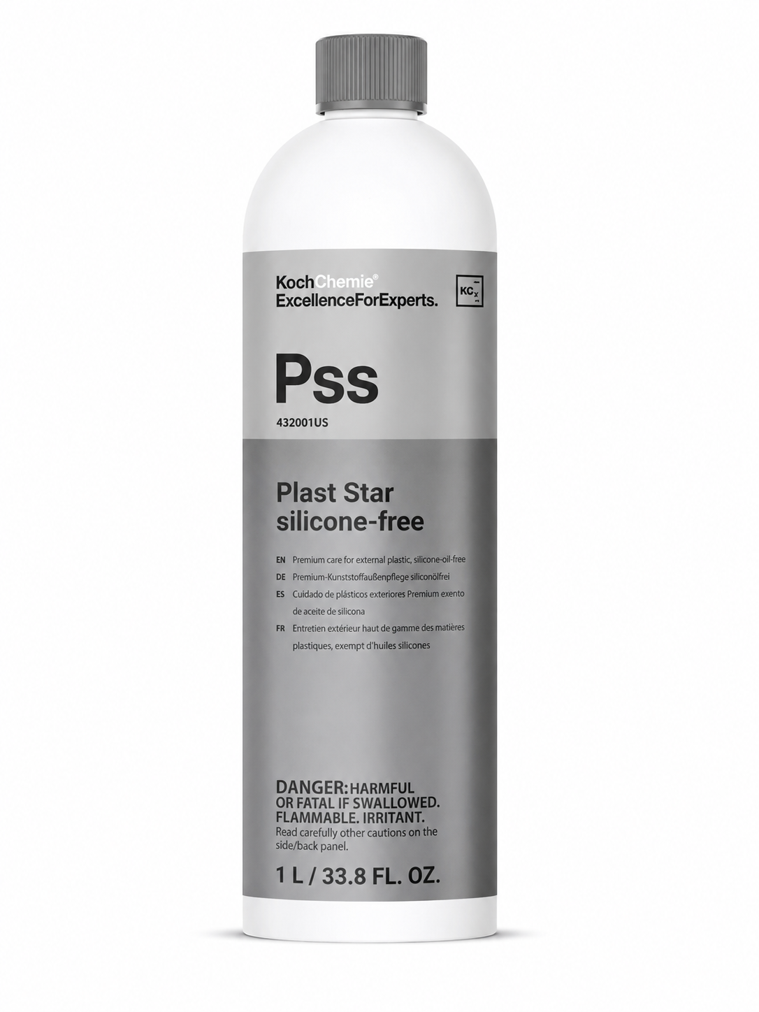 Koch Chemie Plast Star Silicone-Free (PSS) – Premium Exterior Plastic Dressing (1L)