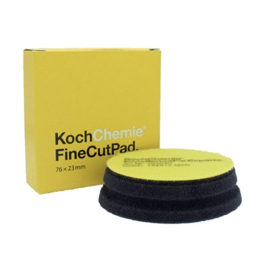 3″ Koch Chemie Fine Cut Pad | Yellow Foam Medium Polishing